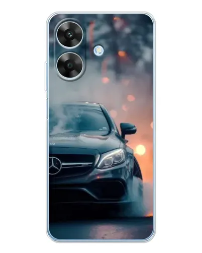 Чохол для Realme Note 70T з картинкою «Mercedes — нічне місто»