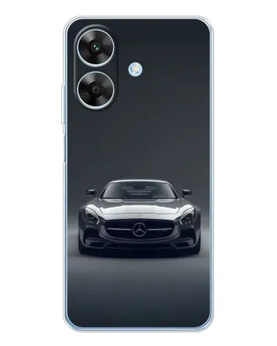 Чохол для Realme Note 70T з картинкою «Mercedes на чорному»