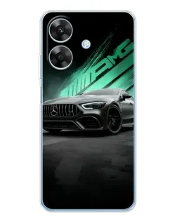 Чохол для Realme Note 70T з картинкою «Темний Mercedes AMG»