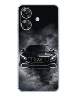 Чохол для Realme Note 70T з картинкою «Mercedes у диму»