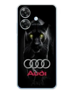Чохол для Realme Note 70T з картинкою «Пантера та Audi»