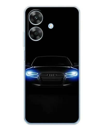 Чохол для Realme Note 70T з картинкою «Audi в неоні»
