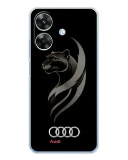 Чохол для Realme Note 70T з картинкою «Графіка — пантера та Audi»