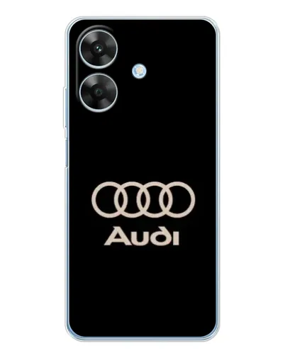 Чохол для Realme Note 70T з картинкою «Audi — золотий логотип»