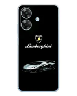 Чехол для Realme Note 70T с картинкой «Логотип Lamborghini классика»