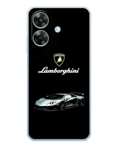 Чехол для Realme Note 70T с картинкой «Логотип Lamborghini классика»