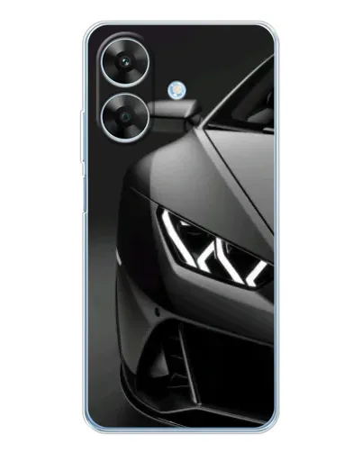 Чехол для Realme Note 70T с картинкой «Lamborghini фары детализация»
