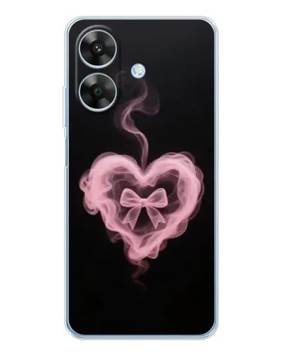 Чехол для Realme Note 70T с картинкой «Дымчатое сердце»