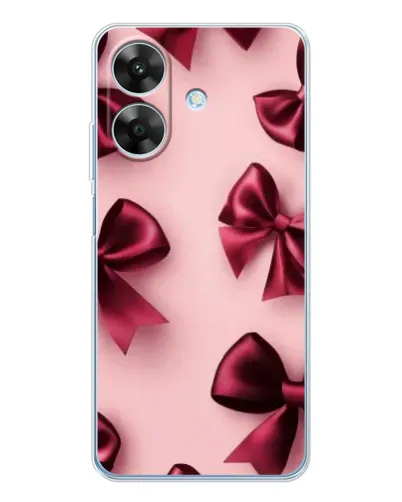 Чехол для Realme Note 70T с картинкой «Бордовый атлас»