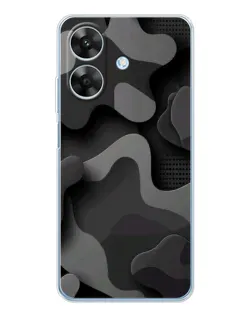 Чохол для Realme Note 70T з картинкою «Темний абстрактний камуфляж»