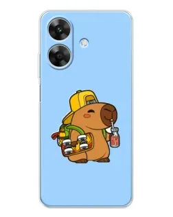 Чохол для Realme Note 70T з картинкою «Капібара на скейті» Чохол для Realme Note 70T з картинкою «Капібара на скейті»