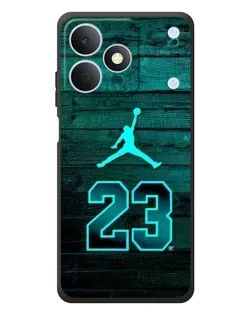 Чохол для Realme Note 80 з картинкою «Jordan Cyan 23»