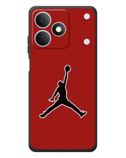 Чохол для Realme Note 80 з картинкою «Jordan Red Back»