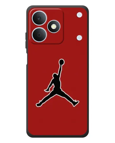 Чохол для Realme Note 80 з картинкою «Jordan Red Back» Чохол для Realme Note 80 з картинкою «Jordan Red Back»