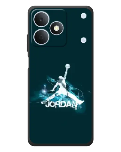 Чохол для Realme Note 80 з картинкою «Jordan Blue Fire» Чохол для Realme Note 80 з картинкою «Jordan Blue Fire»