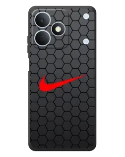 Чохол для Realme Note 80 з картинкою «Nike — карбонова сітка»