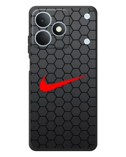 Чохол для Realme Note 80 з картинкою «Nike — карбонова сітка»