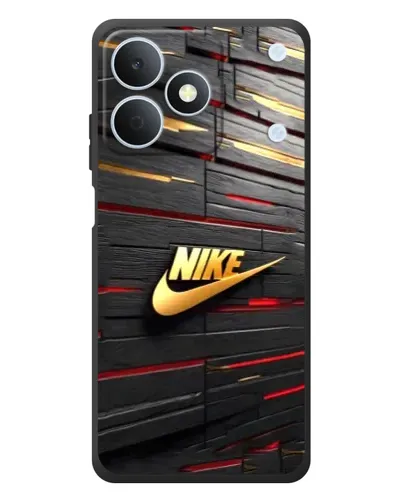 Чохол для Realme Note 80 з картинкою «Золотий Nike на металі»