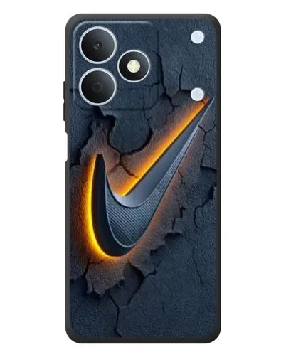 Чохол для Realme Note 80 з картинкою «Об'ємний логотип Найк»