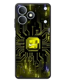 Чохол для Realme Note 80 з картинкою «Nike — золота іскра»