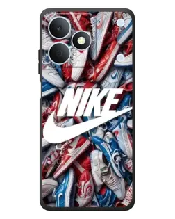 Чехол для Realme Note 80 с картинкой «Коллаж кроссовок Найк»