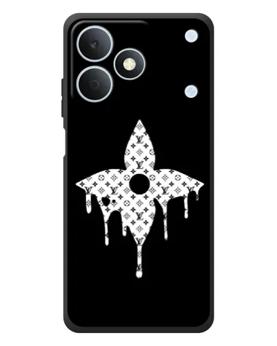 Чохол для Realme Note 80 з картинкою «Квіткова монограма» Чохол для Realme Note 80 з картинкою «Квіткова монограма»