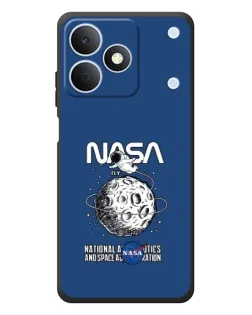 Чохол для Realme Note 80 з картинкою «NASA — місячна місія»