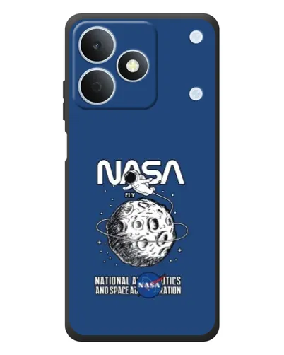Чохол для Realme Note 80 з картинкою «NASA — місячна місія»