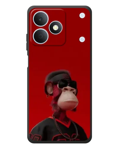 Чохол для Realme Note 80 з картинкою «Bored Ape в червоному»