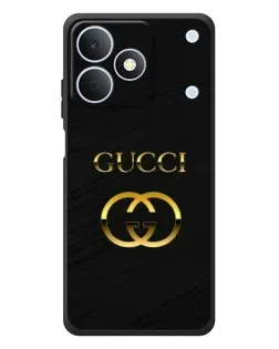Чехол для Realme Note 80 с картинкой «Золотой логотип Gucci»