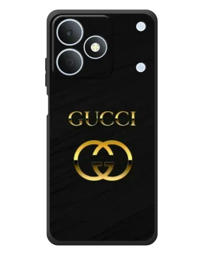 Чехол для Realme Note 80 с картинкой «Золотой логотип Gucci»