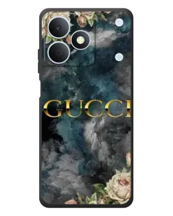 Чехол для Realme Note 80 с картинкой «Абстрактные цветы Gucci»
