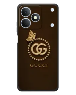 Чехол для Realme Note 80 с картинкой «Gucci — золотая бабочка»