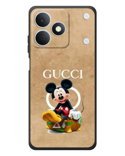 Чехол для Realme Note 80 с картинкой «Микки Маус Gucci — крафт»