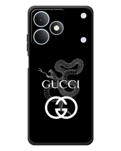 Чехол для Realme Note 80 с картинкой «Gucci — серебряная змея»