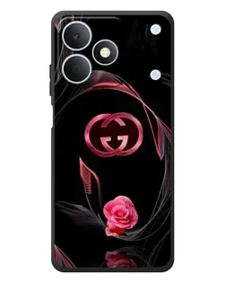Чехол для Realme Note 80 с картинкой «Gucci — неоновая роза»