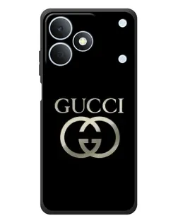 Чехол для Realme Note 80 с картинкой «Gucci — золото на черном»