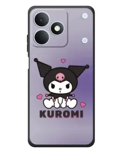 Чохол для Realme Note 80 з картинкою «Kuromi — фіолетовий арт»
