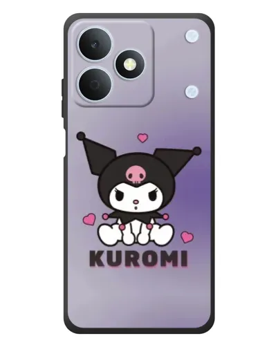 Чохол для Realme Note 80 з картинкою «Kuromi — фіолетовий арт»