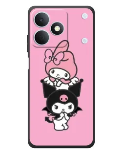 Чохол для Realme Note 80 з картинкою «My Melody та Kuromi»