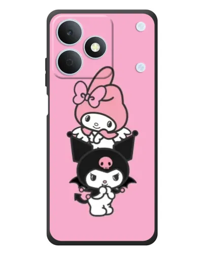 Чохол для Realme Note 80 з картинкою «My Melody та Kuromi»