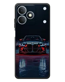 Чехол для Realme Note 80 с картинкой «BMW на мокрой дороге»