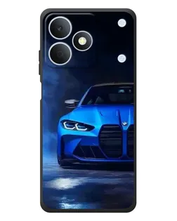 Чехол для Realme Note 80 с картинкой «Голубая BMW M4»