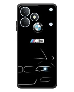 Чехол для Realme Note 80 с картинкой «Минималистичный принт BMW M3»