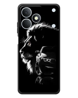 Чехол для Realme Note 80 с картинкой «BMW и лев»
