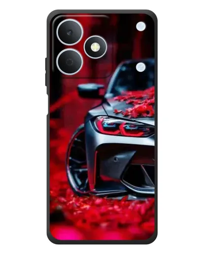 Чехол для Realme Note 80 с картинкой «Спортивная BMW и цветы» Чехол для Realme Note 80 с картинкой «Спортивная BMW и цветы»