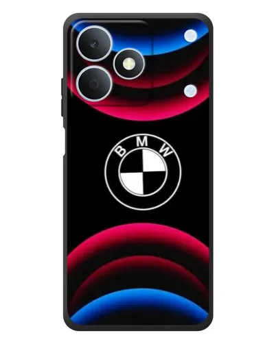 Чехол для Realme Note 80 с картинкой «Логотип BMW и неоновые дуги» Чехол для Realme Note 80 с картинкой «Логотип BMW и неоновые дуги»