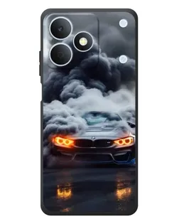 Чехол для Realme Note 80 с картинкой «BMW в дыму»