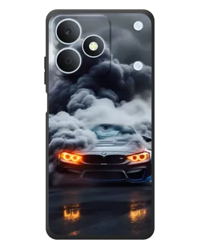 Чехол для Realme Note 80 с картинкой «BMW в дыму» Чехол для Realme Note 80 с картинкой «BMW в дыму»