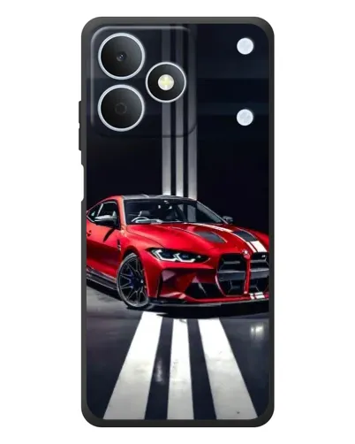 Чехол для Realme Note 80 с картинкой «Красная BMW на дороге» Чехол для Realme Note 80 с картинкой «Красная BMW на дороге»